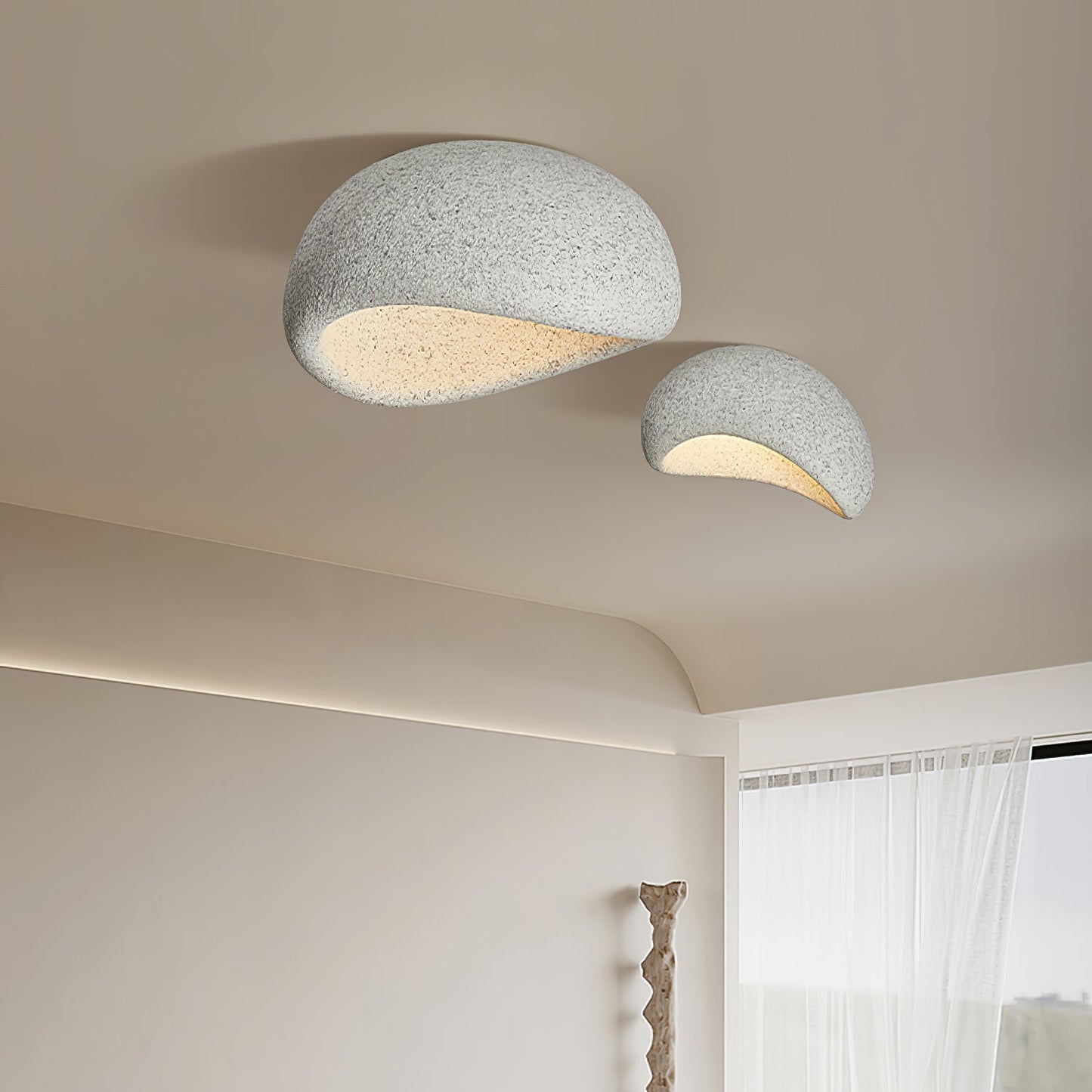Elegant Cloud Design Flush Mount Ceiling Light – Cozy Ambiance Fixture for Living Room or Kitchen