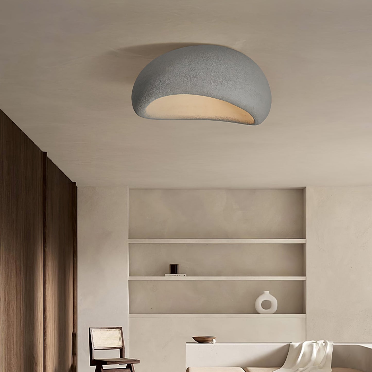 Elegant Cloud Design Flush Mount Ceiling Light – Cozy Ambiance Fixture for Living Room or Kitchen