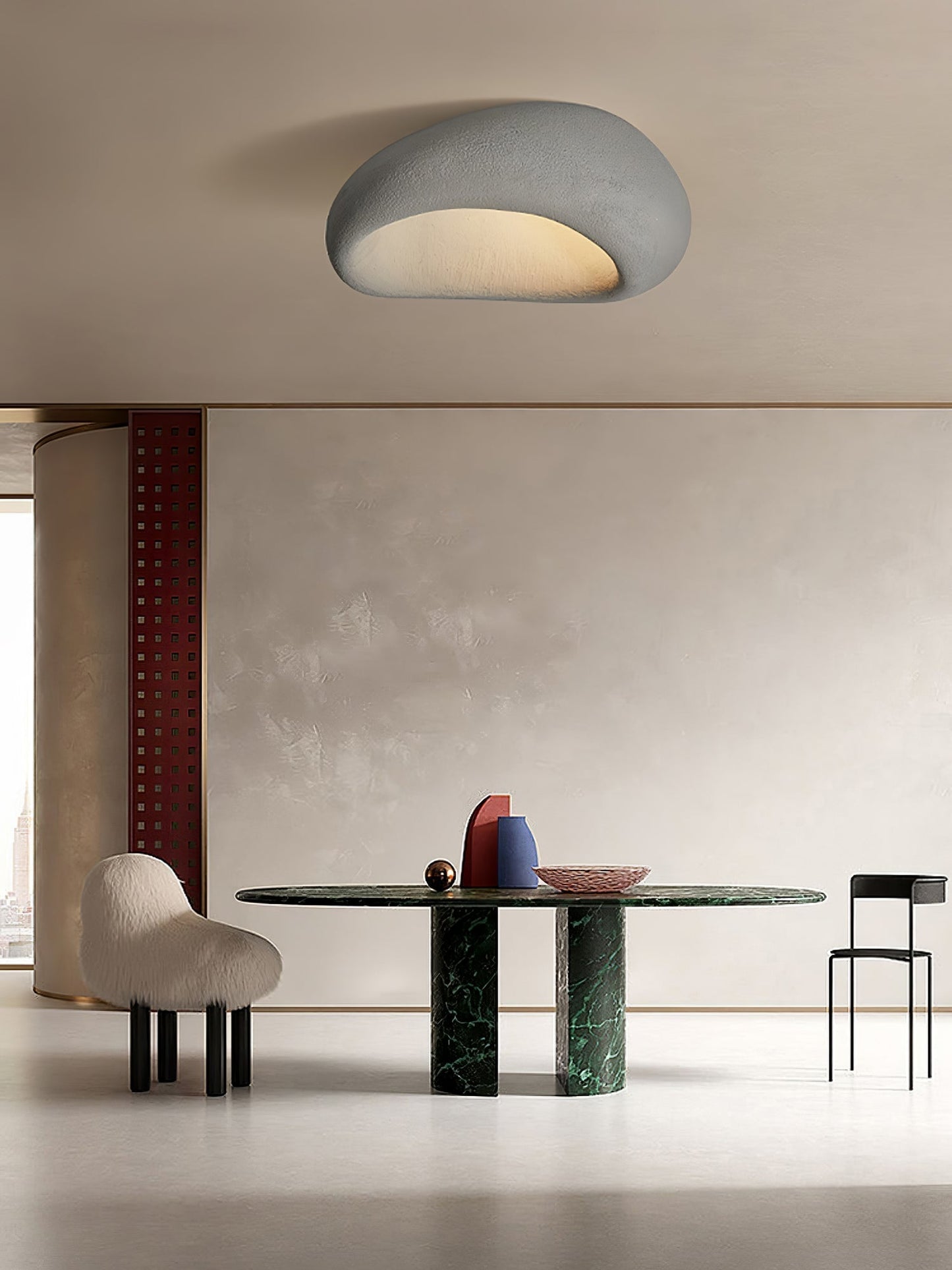 Elegant Cloud Design Flush Mount Ceiling Light – Cozy Ambiance Fixture for Living Room or Kitchen