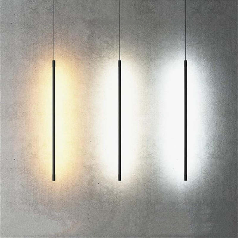BeamLuxe – Modern Linear Hanging Lamp with Custom Height for Contemporary Interiors