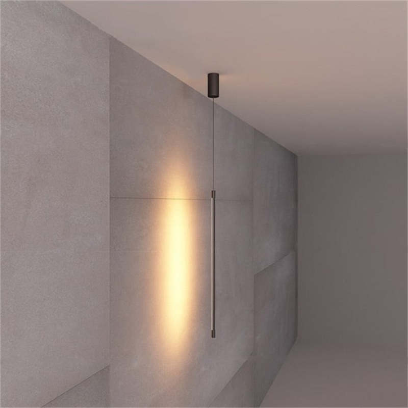 BeamLuxe – Modern Linear Hanging Lamp with Custom Height for Contemporary Interiors