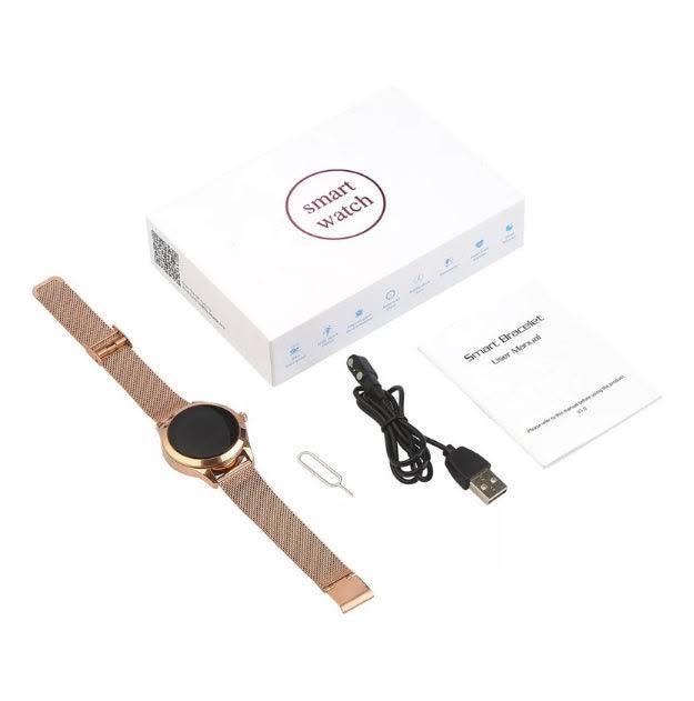 Women’s Stylish Smartwatch – Health Monitor, Smart Notifications & Personalizable Designs