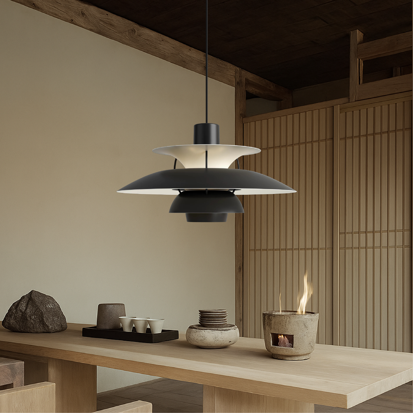 Elevon | Multi-Layer Danish Pendant Lamp for Sophisticated Spaces