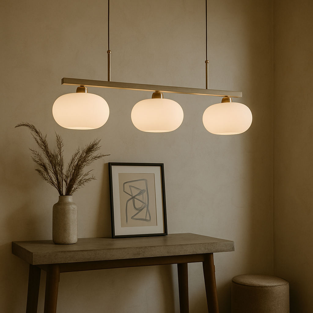 Elyra | 3-Head Modern Bauhaus Pendant Lamp for Dining Areas