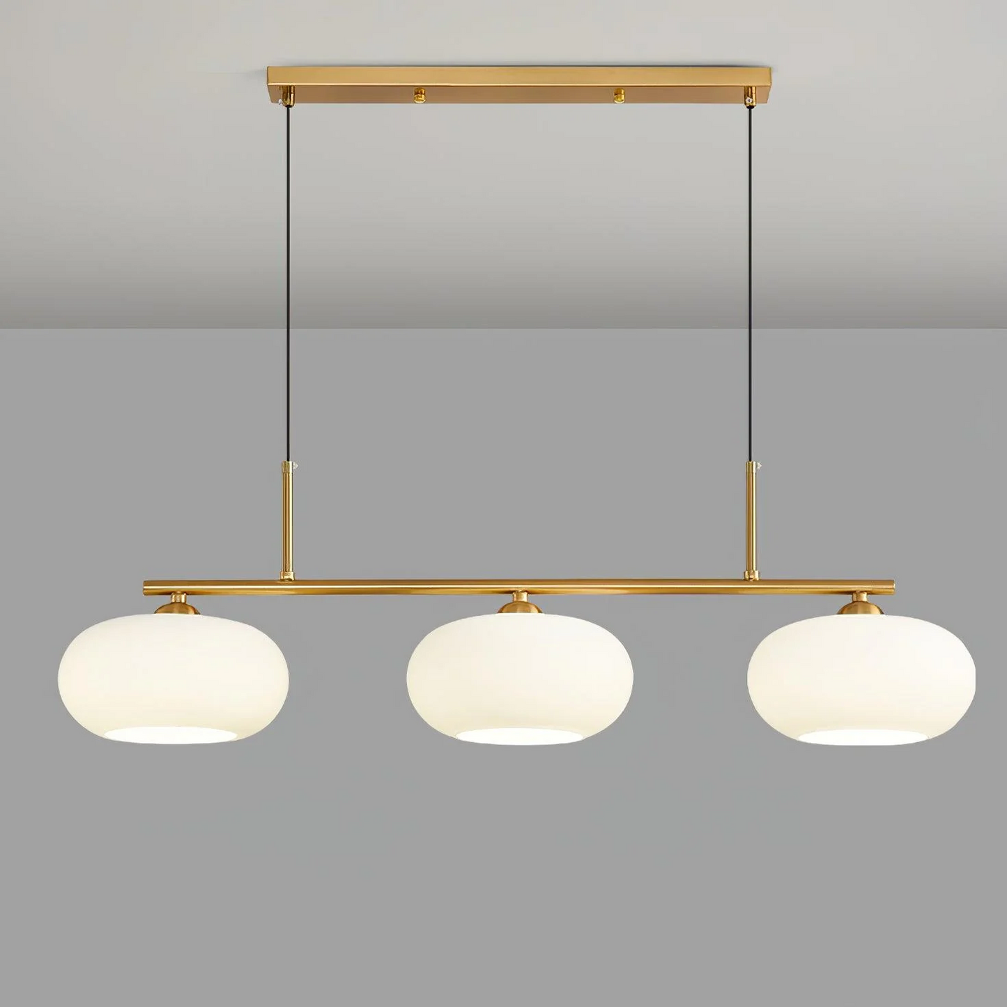 Elyra | 3-Head Modern Bauhaus Pendant Lamp for Dining Areas