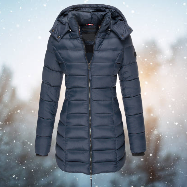Renee | Warm & Stylish Black Puffer Jacket for Women - Cozy Fit