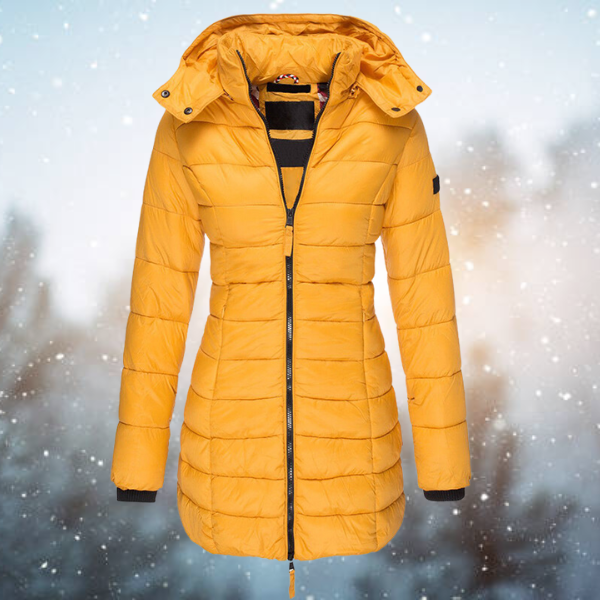 Renee | Warm & Stylish Black Puffer Jacket for Women - Cozy Fit