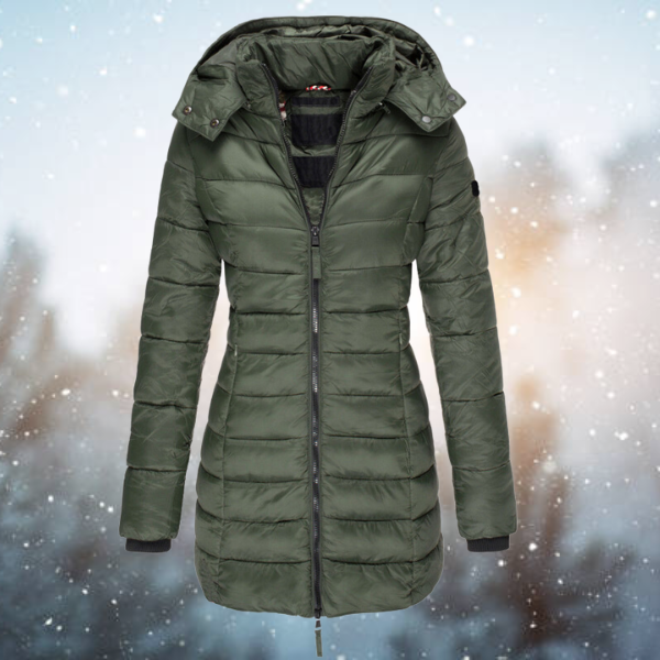 Renee | Warm & Stylish Black Puffer Jacket for Women - Cozy Fit
