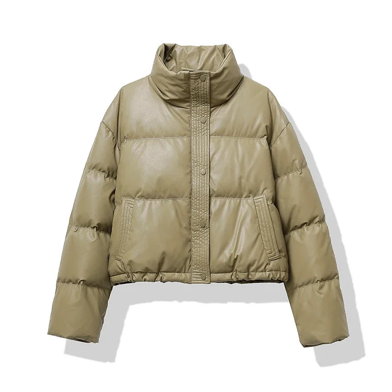 Sadie | Stylish Black Puffer Jacket for Women - Cozy Winter Warmth