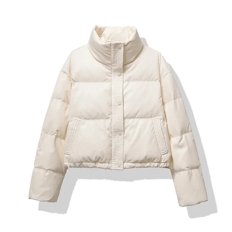 Sadie | Stylish Black Puffer Jacket for Women - Cozy Winter Warmth
