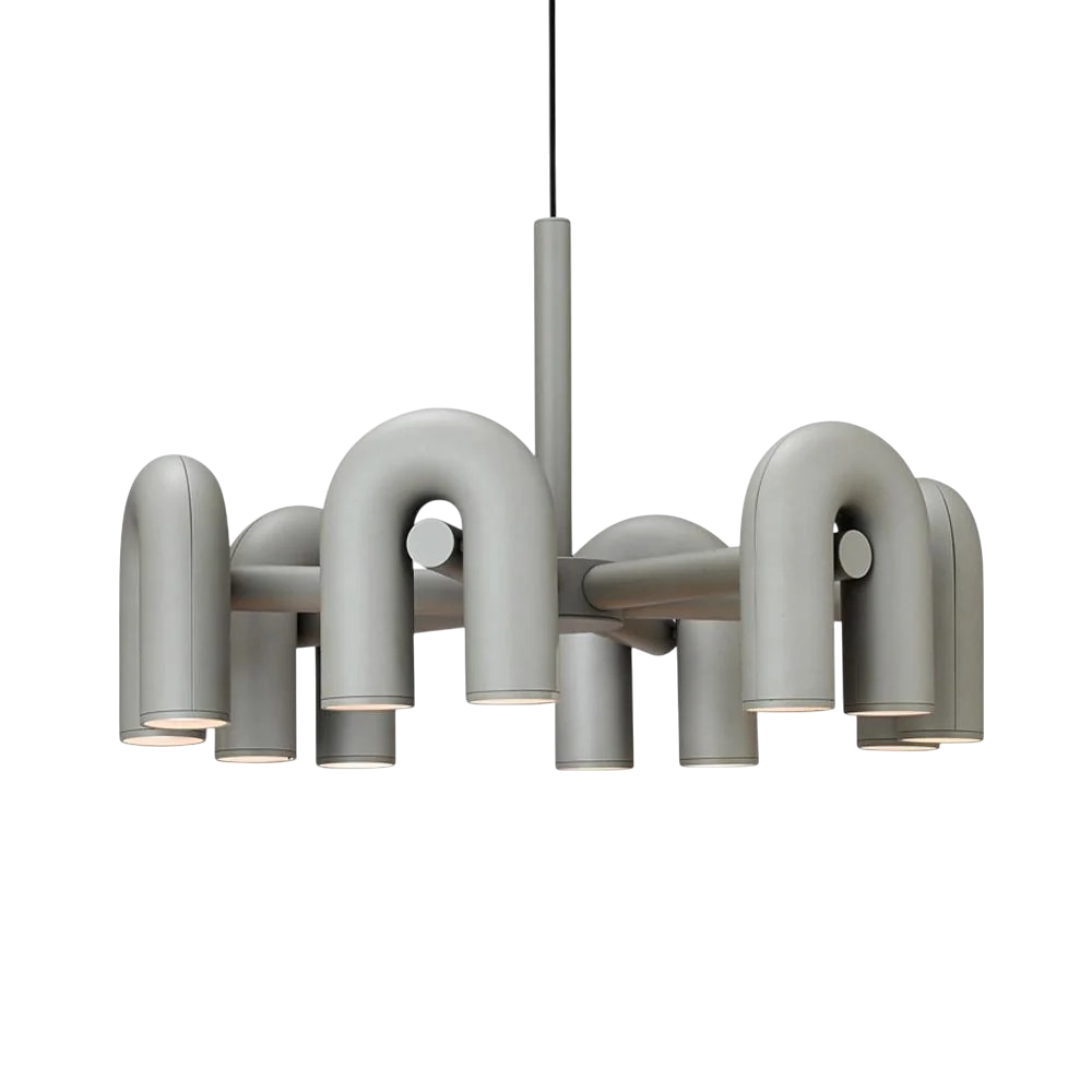 Evania | Modern Bauhaus Chandelier with Artistic Appeal