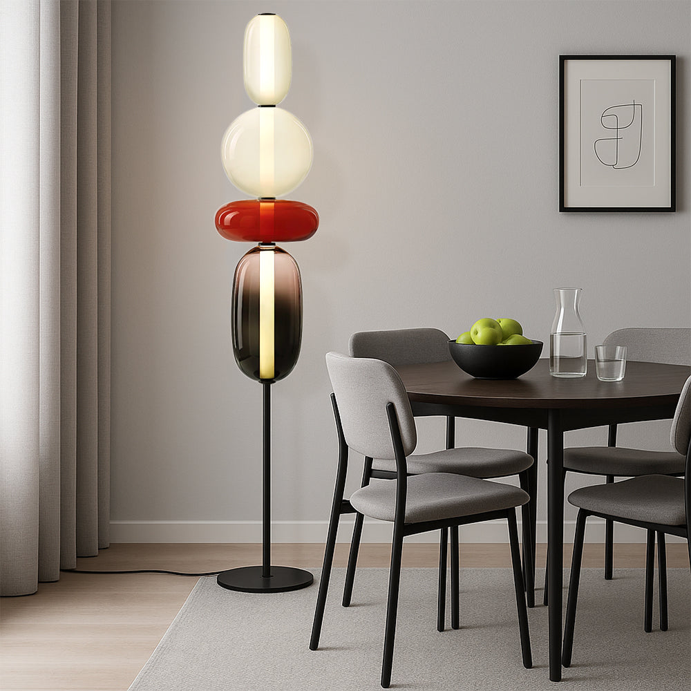 Evlon | Elegant Candied Style Floor Lamp