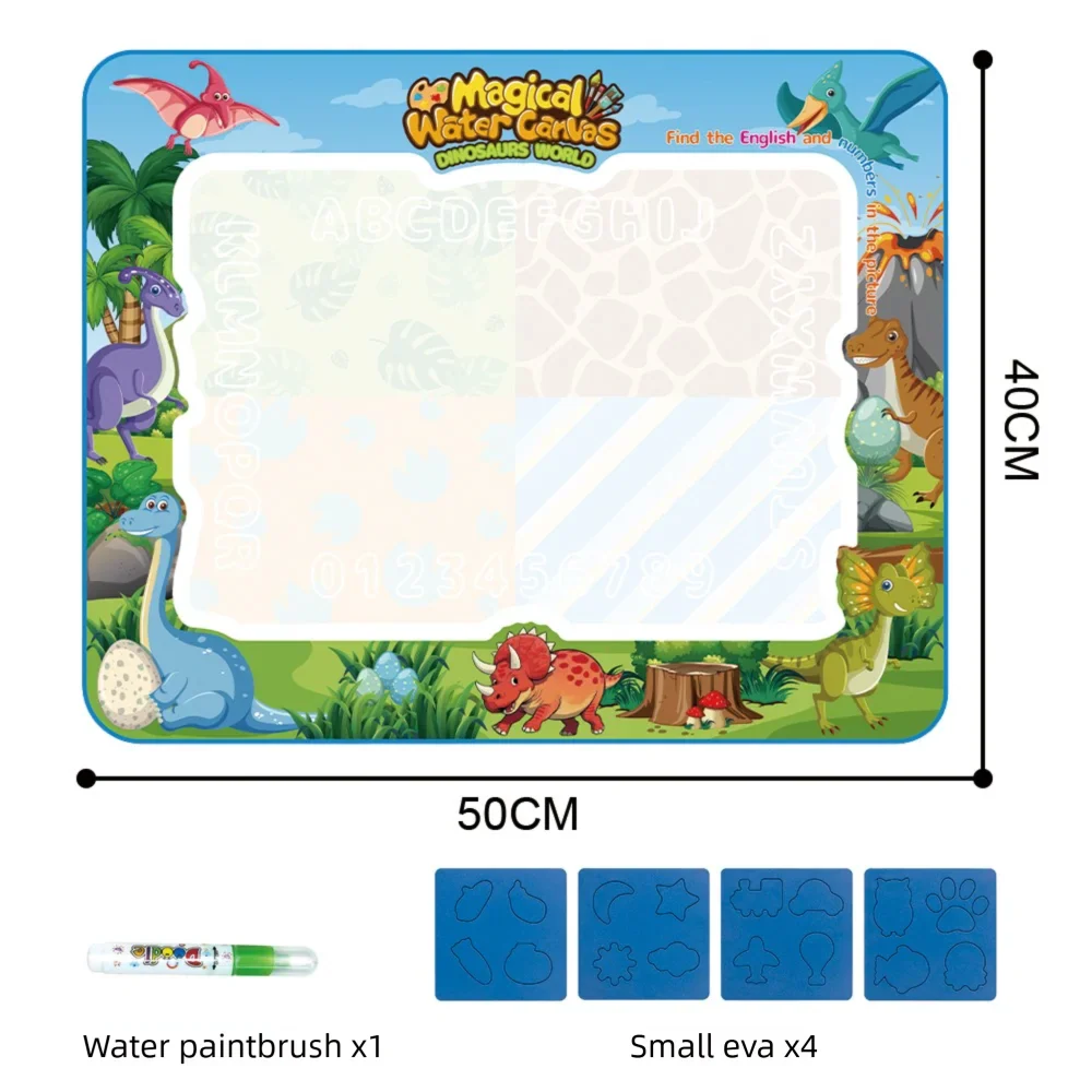 Extra Large Water Doodle Mat for Kids – Mess-Free Educational Doodle Mat with Multiple Themes