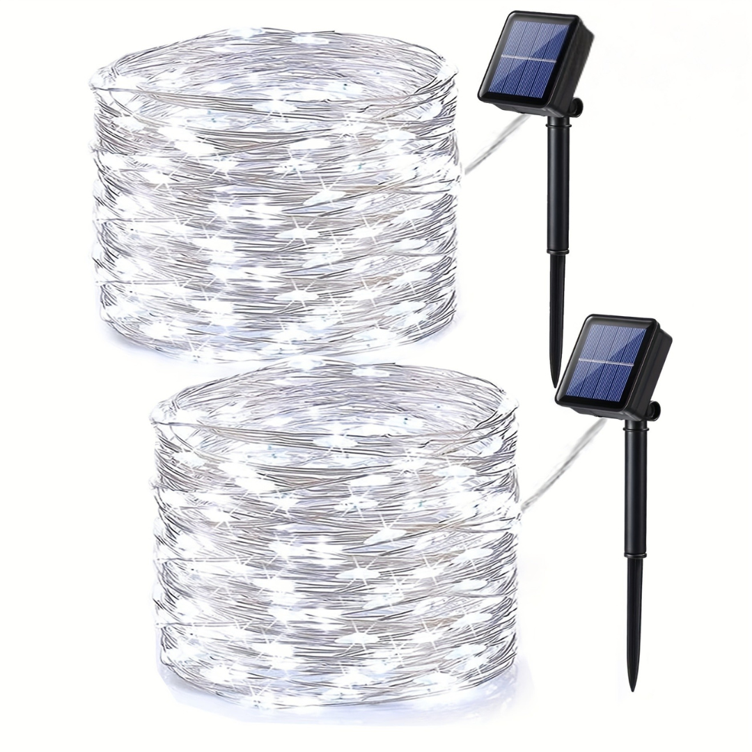 Fairy String Lights for Halloween – Solar Outdoor Lighting Decor
