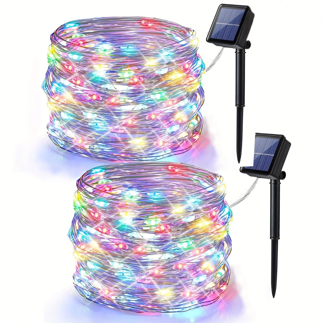 Fairy String Lights for Halloween – Solar Outdoor Lighting Decor