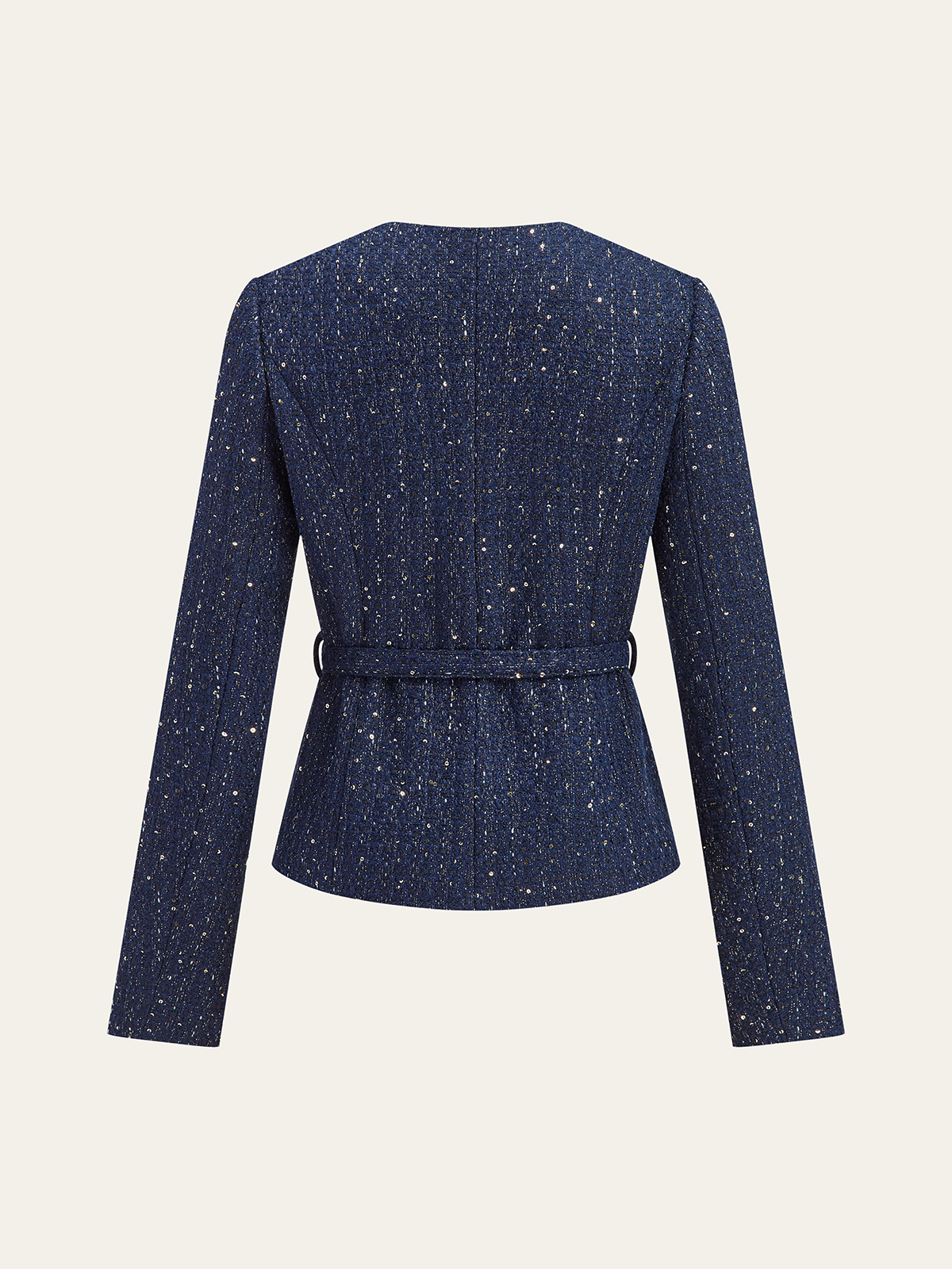 Felicity | Modern Metallic Button Tweed Jacket
