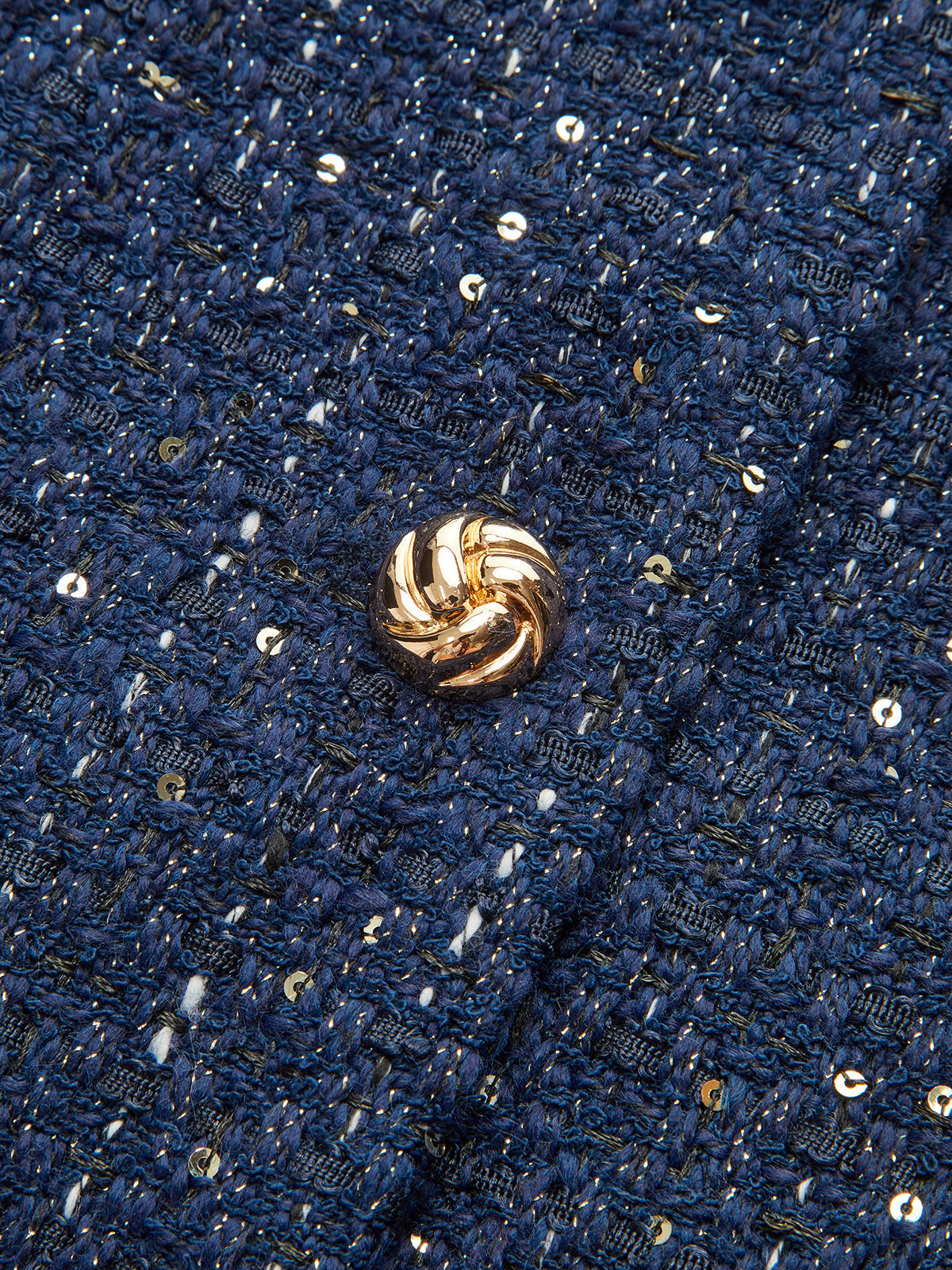 Felicity | Modern Metallic Button Tweed Jacket