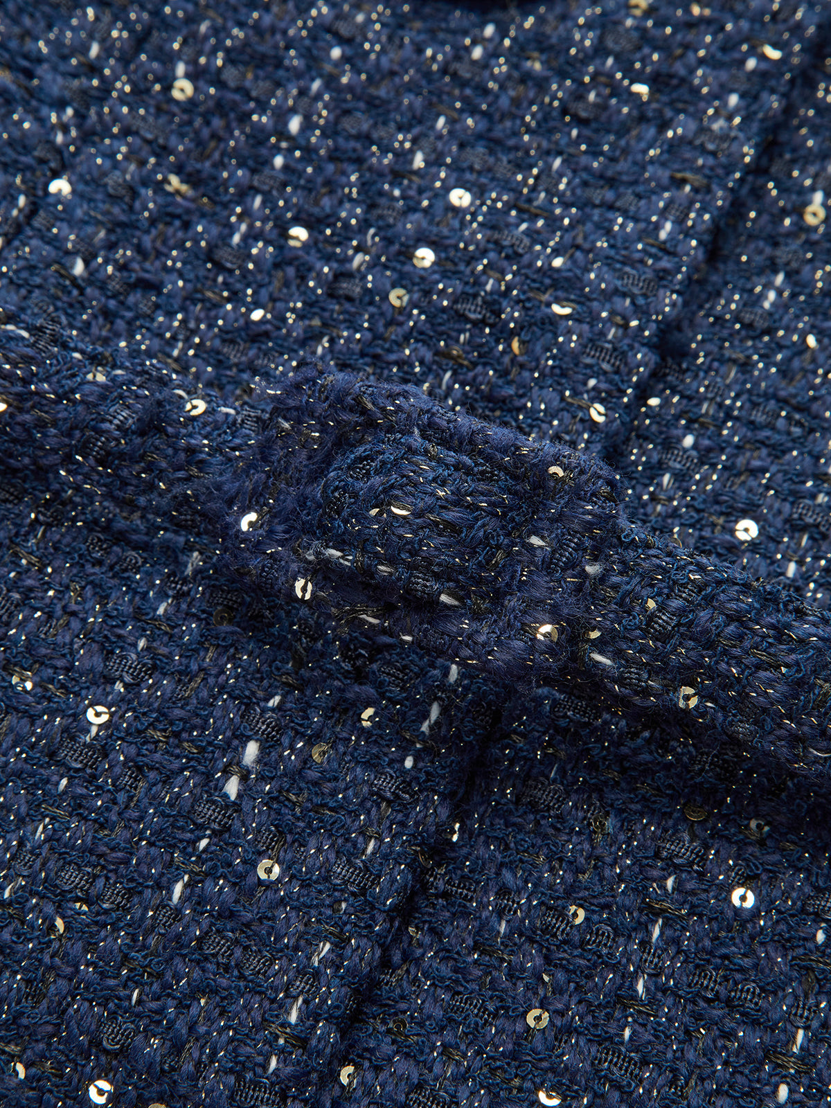 Felicity | Modern Metallic Button Tweed Jacket