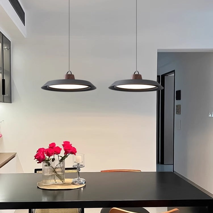 Fidelight | Scandinavian Wood/Metal Pendant Lamp for Refined Interior