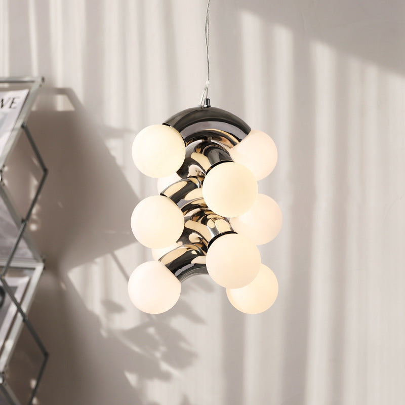 Floreza | Bauhaus-style Pendant Lamp with Polished Curves