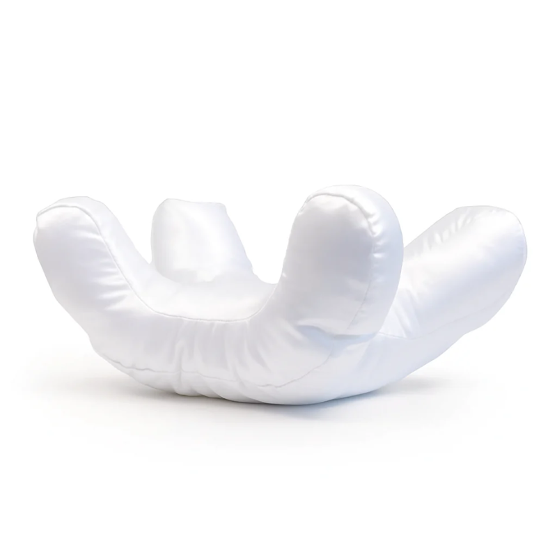 Beauty Sleep Pillow Set – Includes Contoured Face Pillow and Smooth Satin Pillowcase