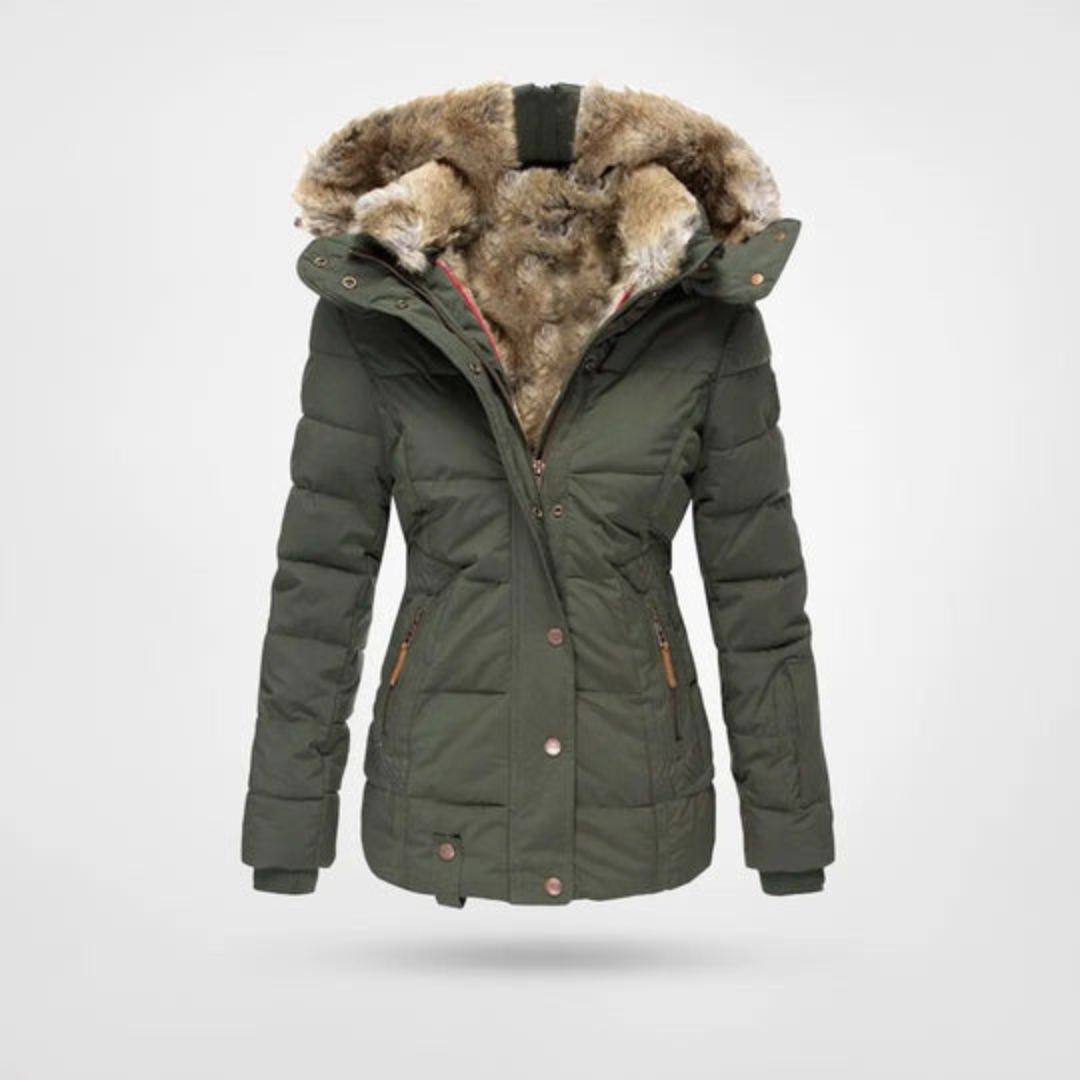 Freya | Insulated Women’s Puffer Parka Jacket for Winter Comfort