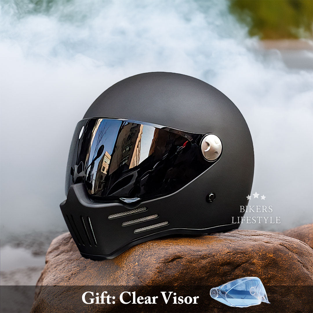 Full Face Motorcycle Helmet DOT ECE Approved High-Quality ABS