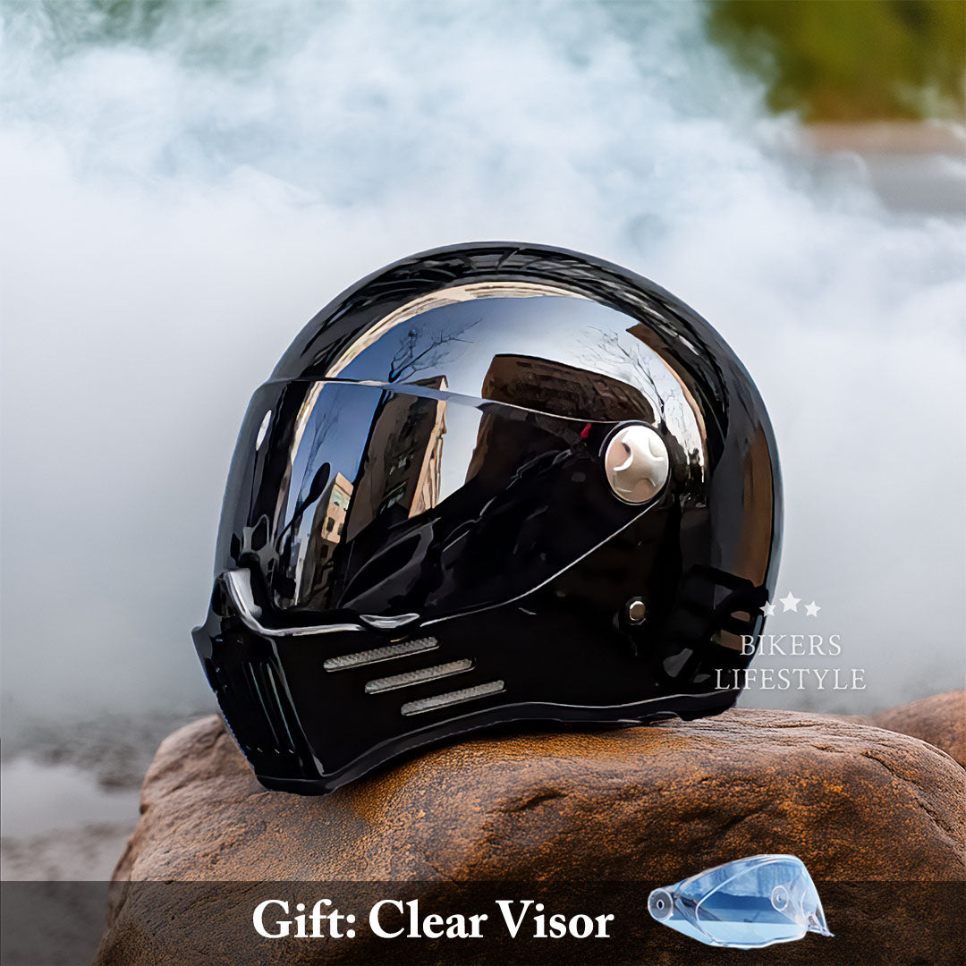 Full Face Motorcycle Helmet DOT ECE Approved High-Quality ABS