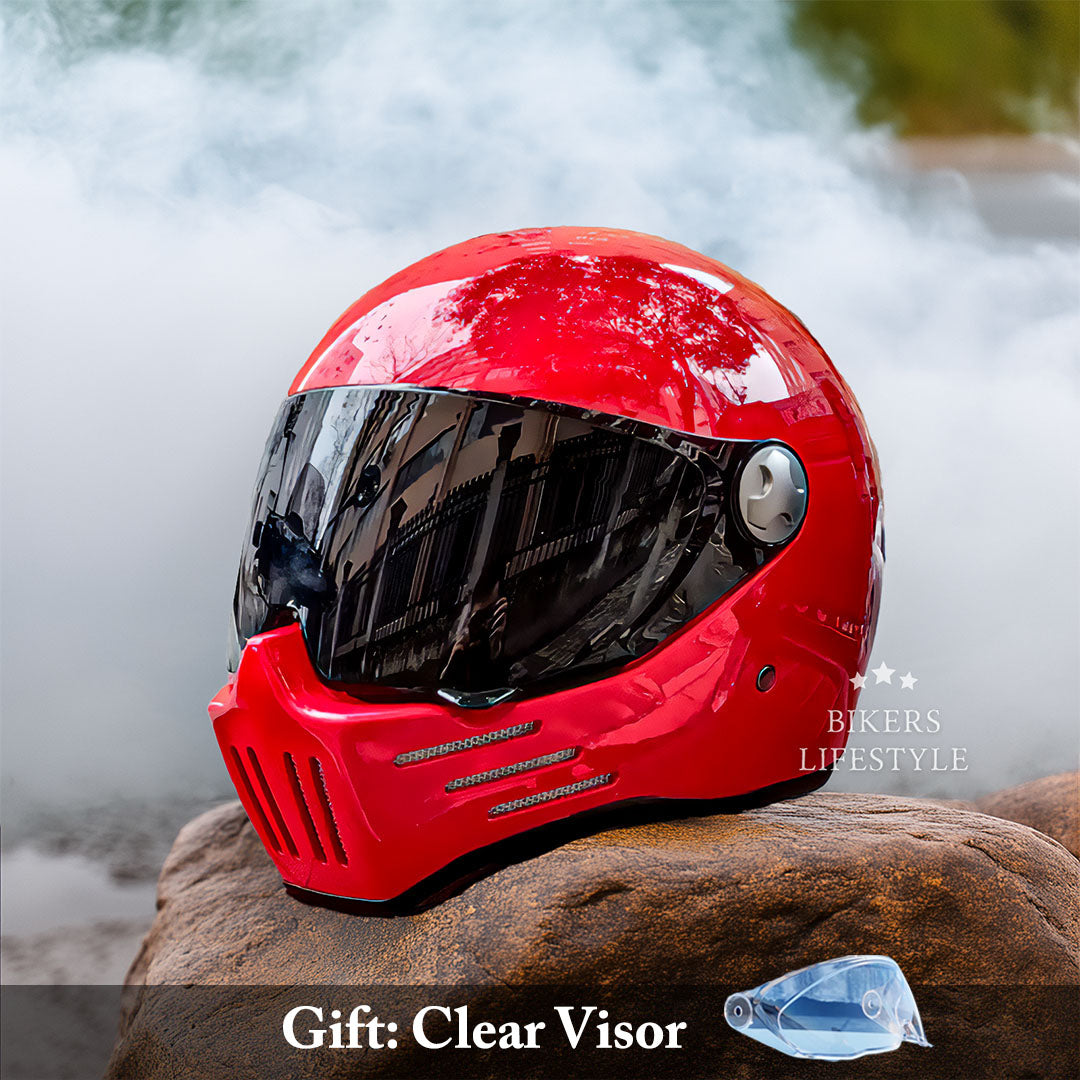Full Face Motorcycle Helmet DOT ECE Approved High-Quality ABS