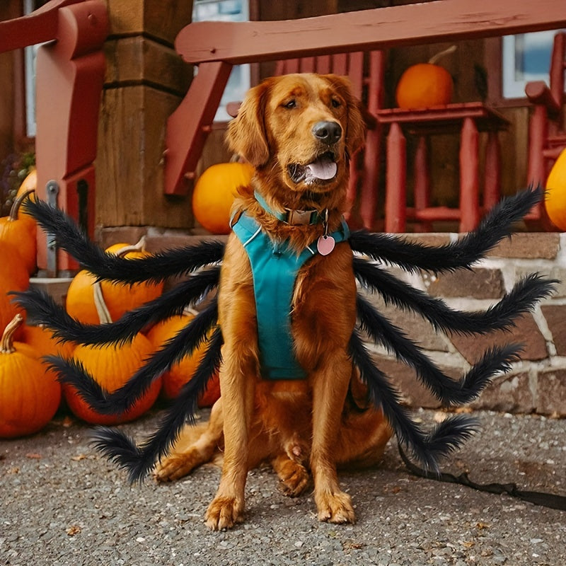 Dog Halloween Costume | Funny Furry Pet Outfit with Spider Design