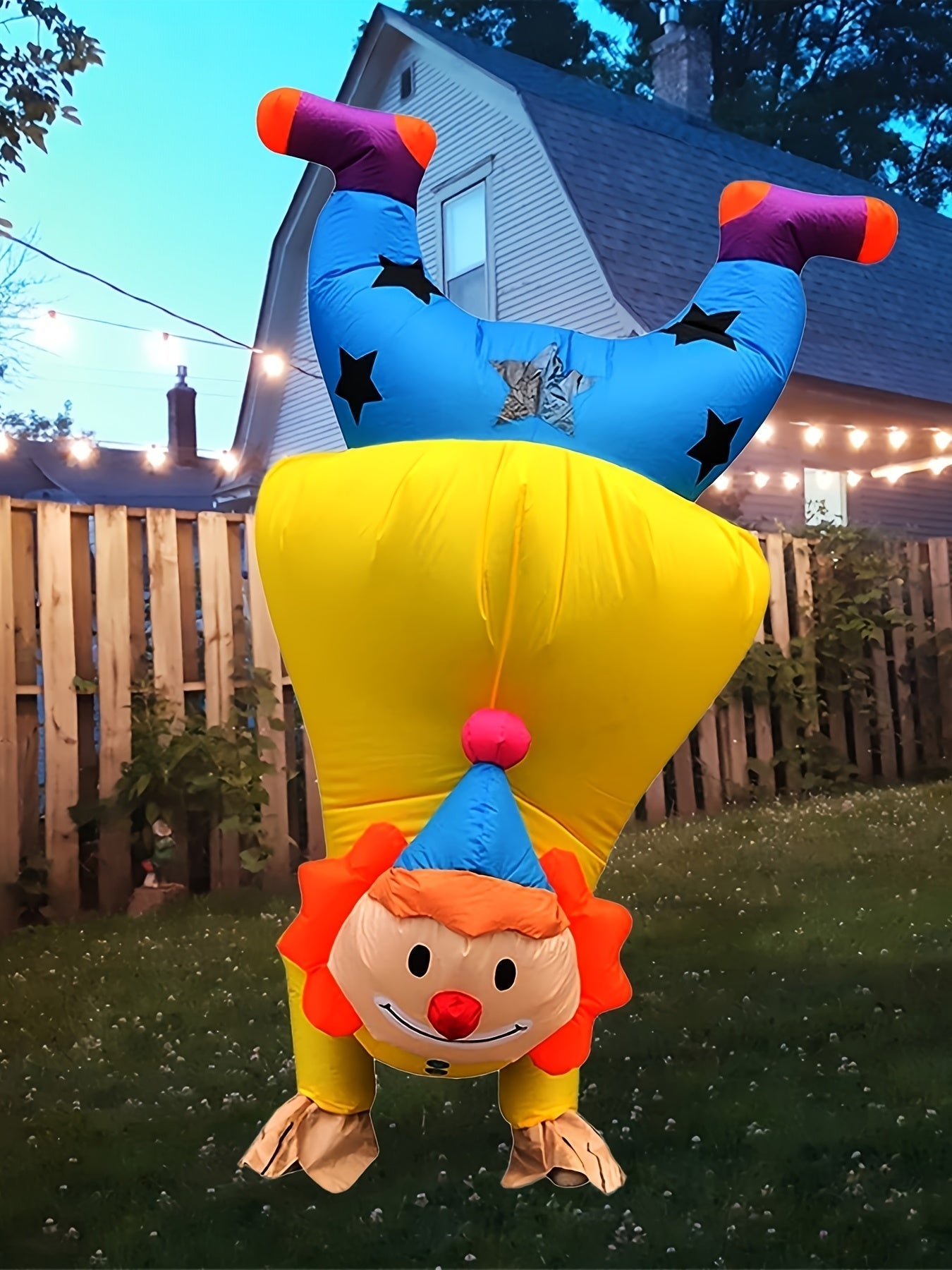 Blow-Up Clown Suit for Adults | Funny Inflatable Halloween Costume