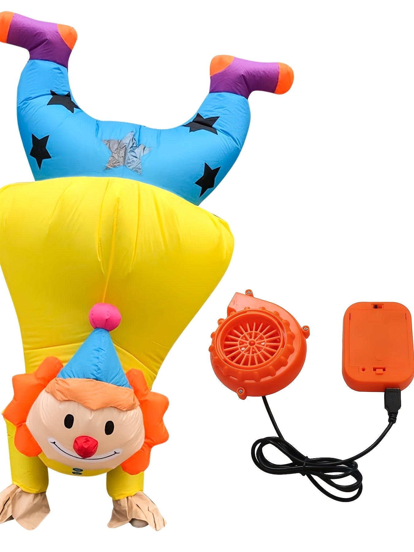 Blow-Up Clown Suit for Adults | Funny Inflatable Halloween Costume