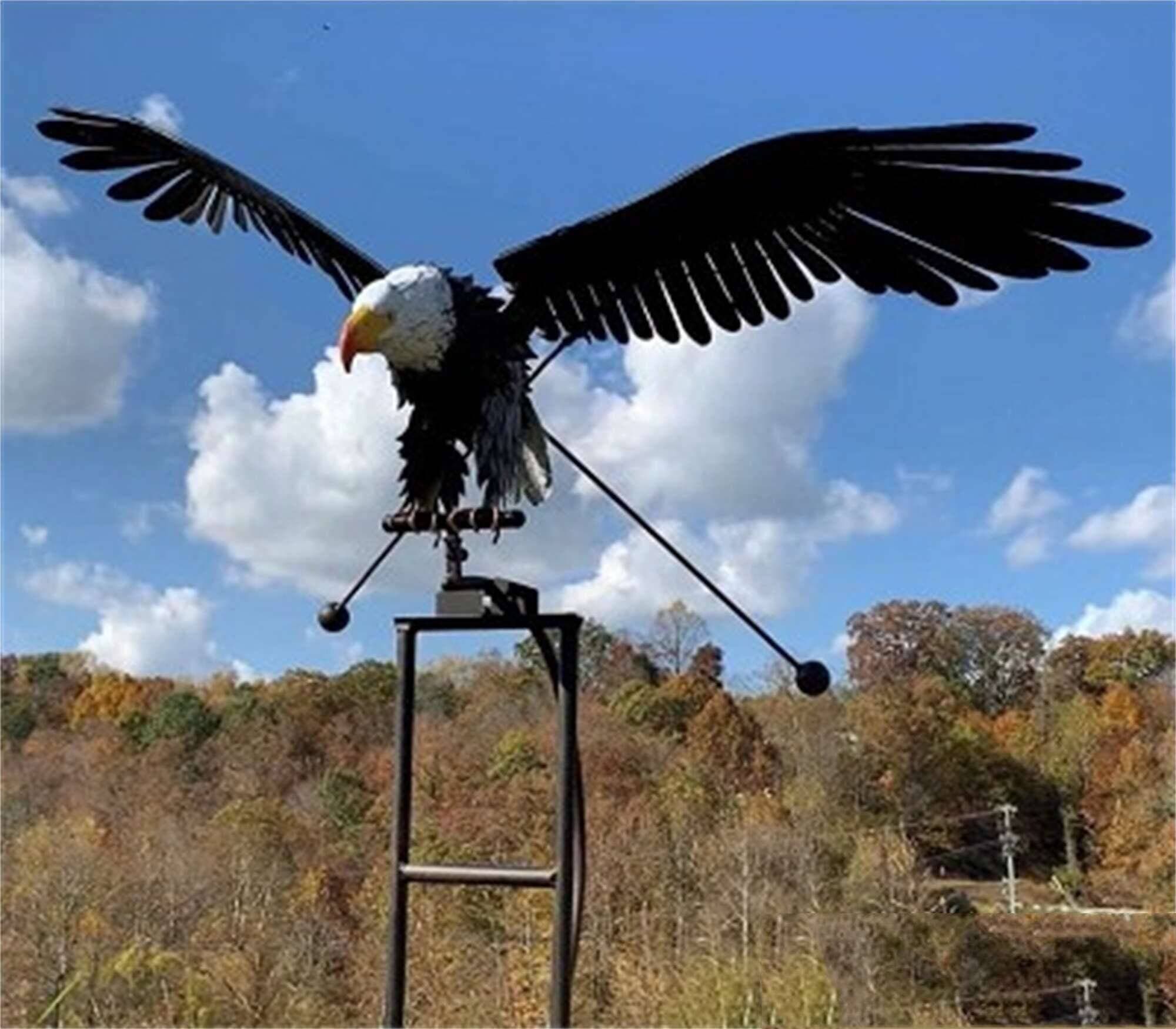 Outdoor Metal Wind Spinner Garden Ornament