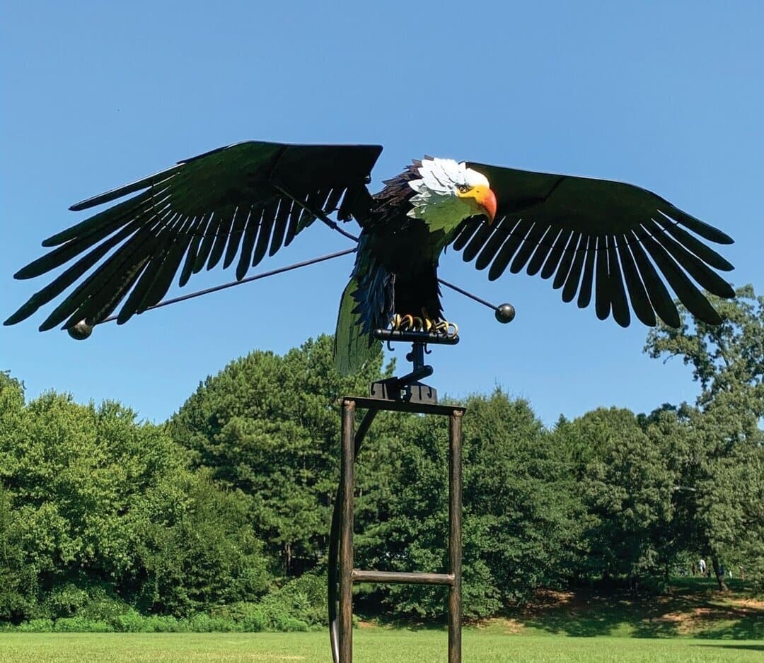 Outdoor Metal Wind Spinner Garden Ornament
