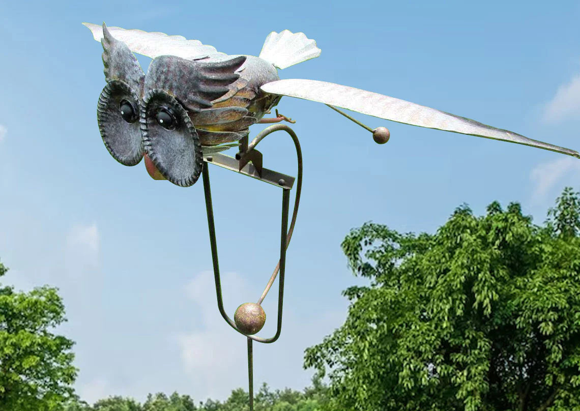 Outdoor Metal Wind Spinner Garden Ornament