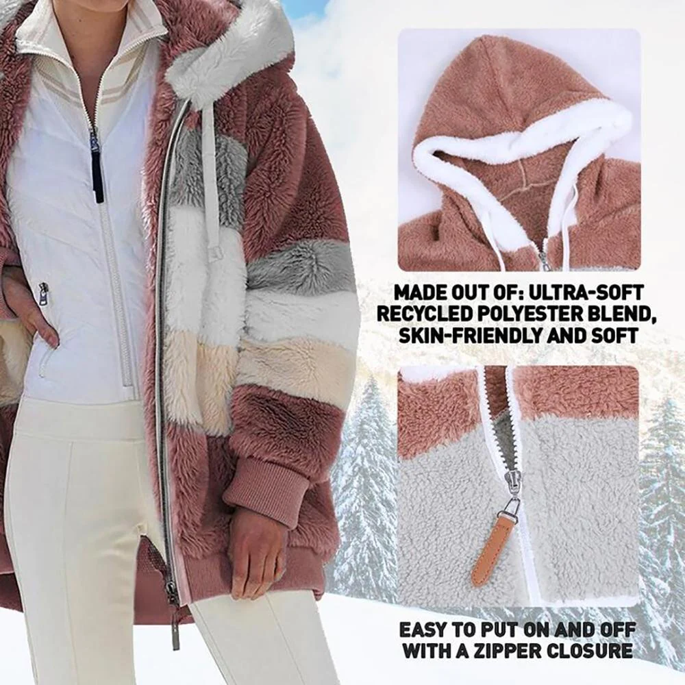 Giorgina | Women's Elegant Contrast Quilted Winter Coat