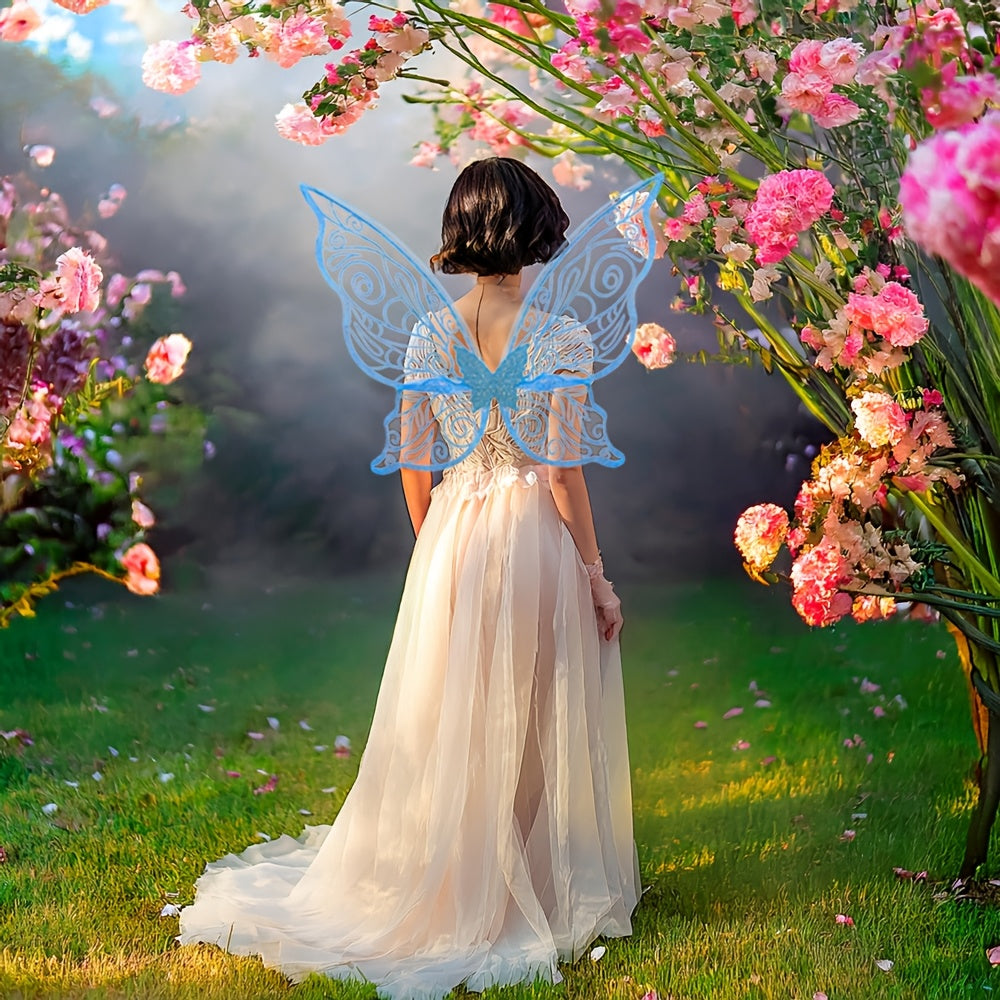 Girls’ Halloween Fairy Outfit | Magical Costume Set with Wings, Wand and Ears