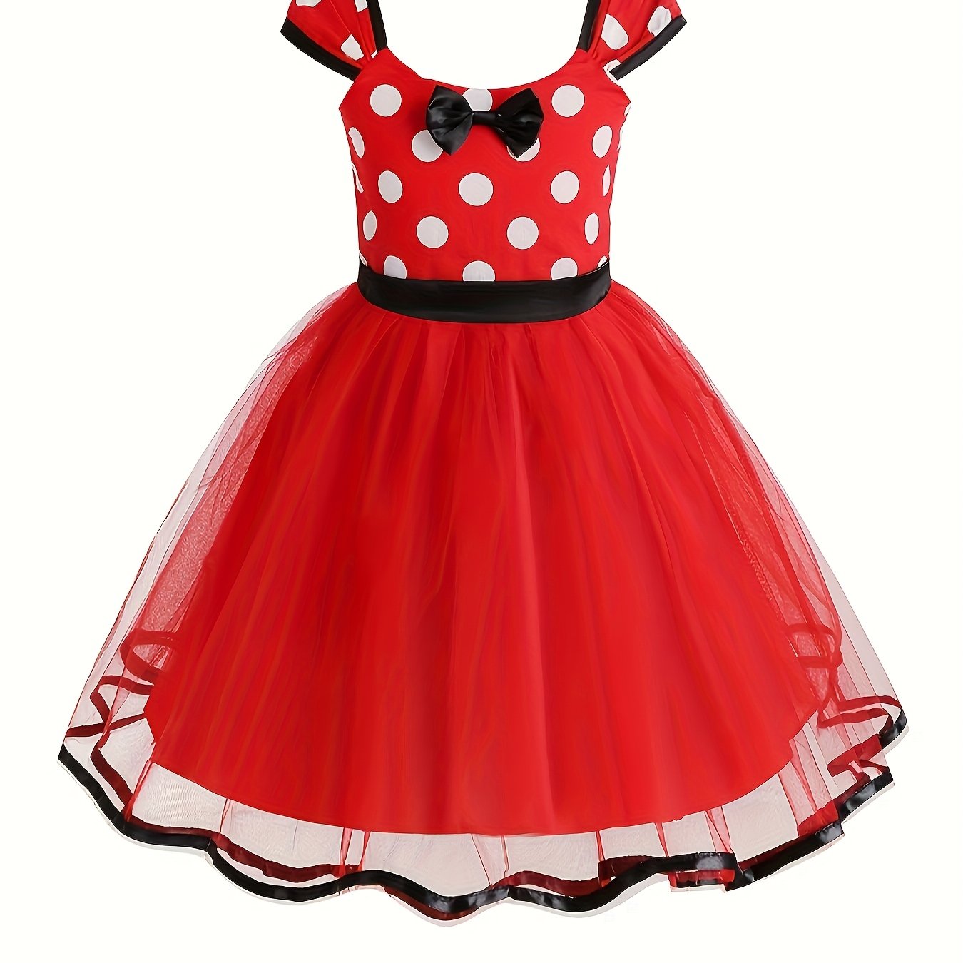 Girls’ Halloween Mouse Dress | Polka Dot Tulle Mini Costume