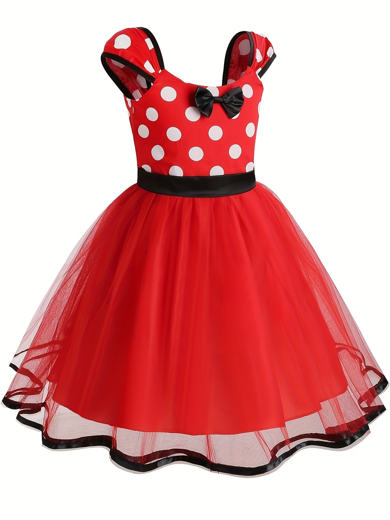 Girls’ Halloween Mouse Dress | Polka Dot Tulle Mini Costume