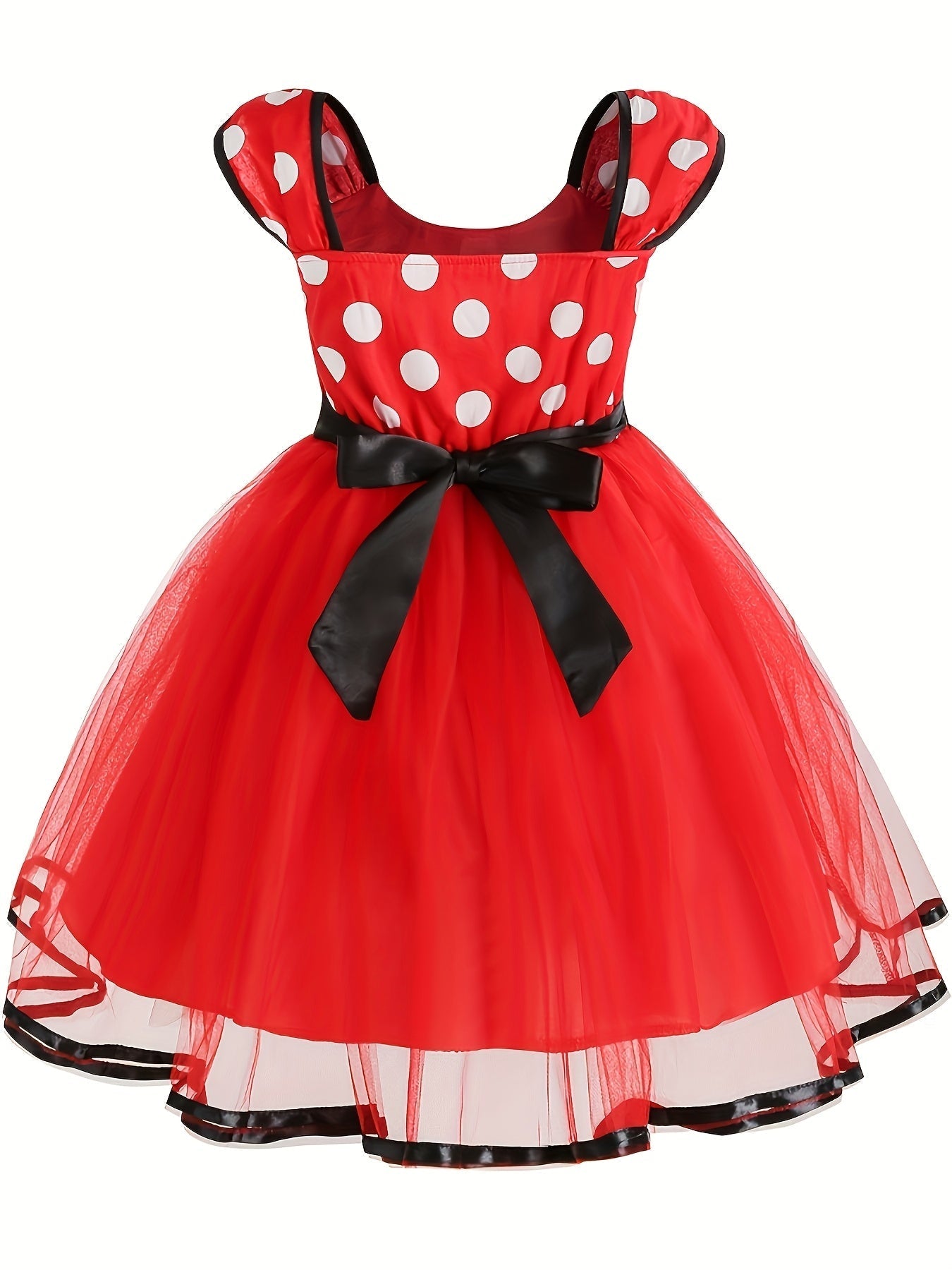Girls’ Halloween Mouse Dress | Polka Dot Tulle Mini Costume