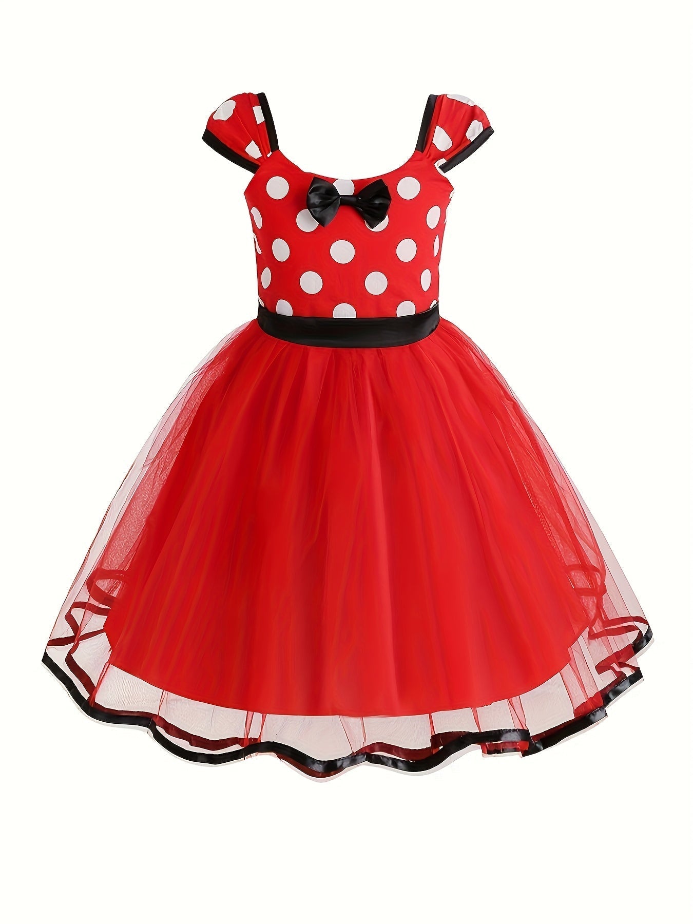 Girls’ Halloween Mouse Dress | Polka Dot Tulle Mini Costume