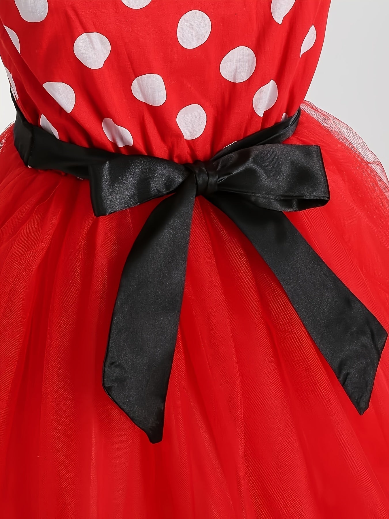Girls’ Halloween Mouse Dress | Polka Dot Tulle Mini Costume
