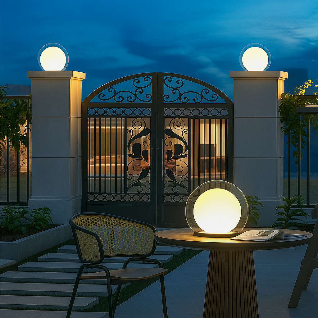 Glivra | Radiant Sun Column Moon Light for Stylish Home Décor