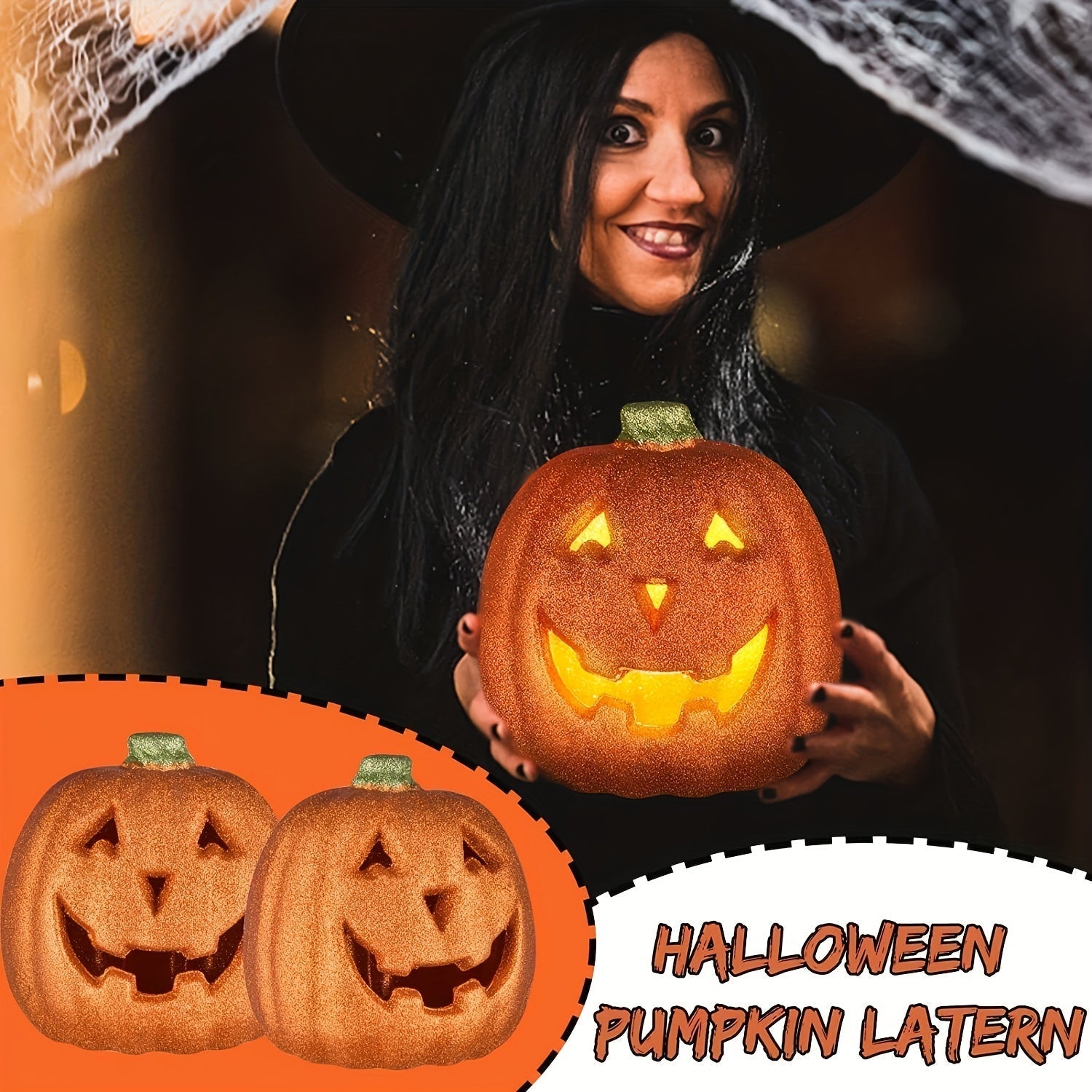Haunting Jack O’Lantern – Battery Operated Light-Up Halloween Decoration