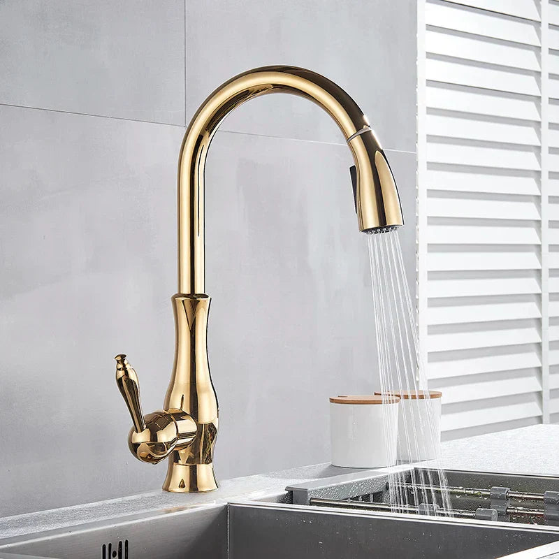 AuricTap | Stylish Gold-Plated Faucet for Contemporary Interiors