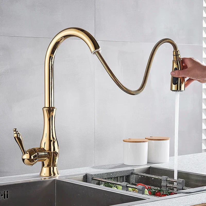 AuricTap | Stylish Gold-Plated Faucet for Contemporary Interiors