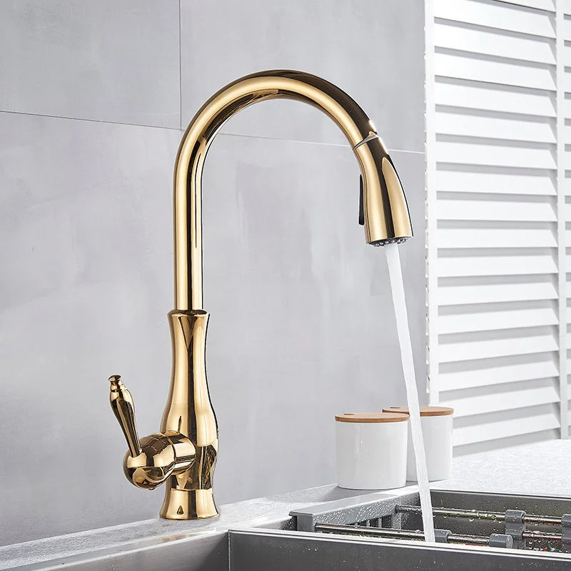 AuricTap | Stylish Gold-Plated Faucet for Contemporary Interiors