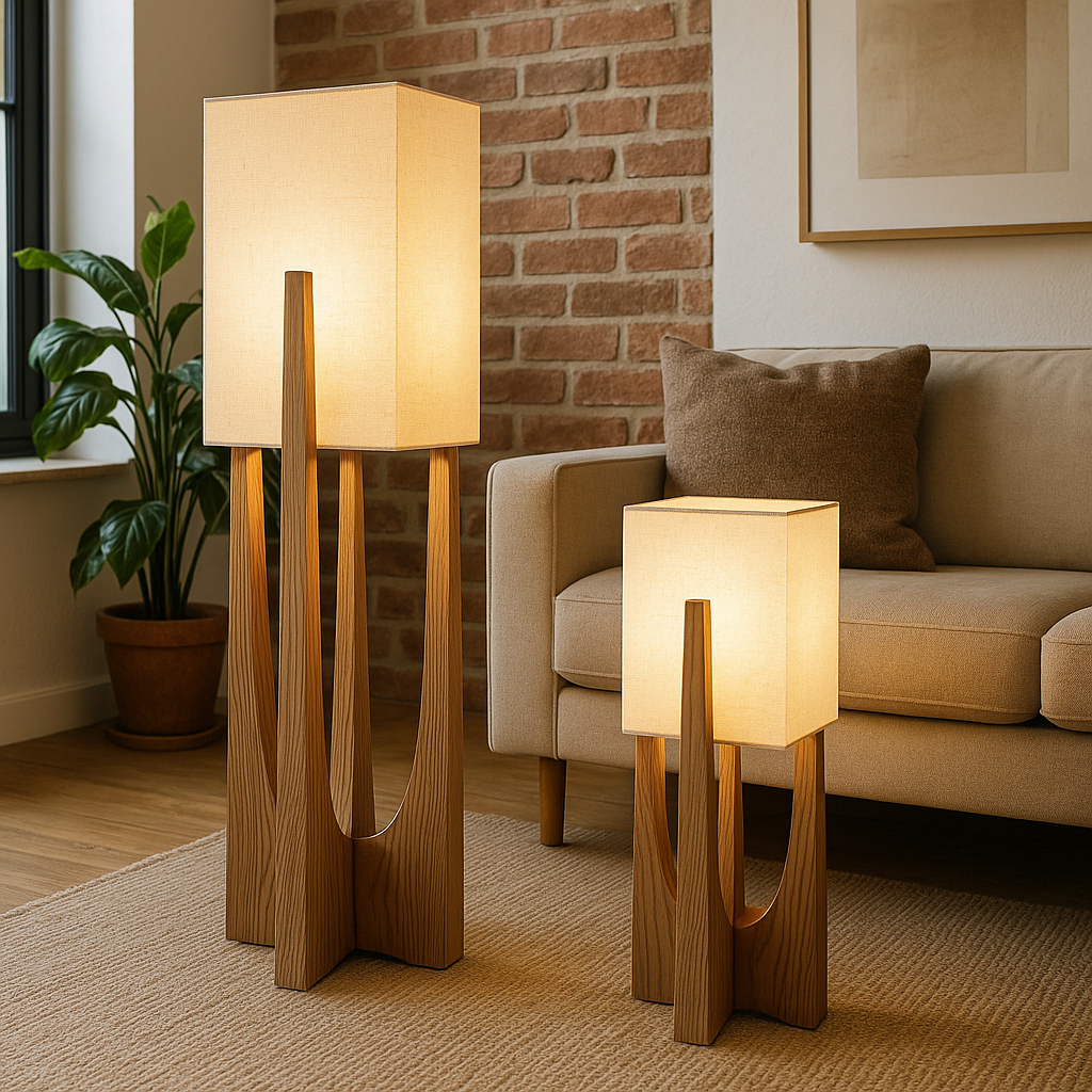 Halior | Japanese Wabi Sabi Floor Lamp