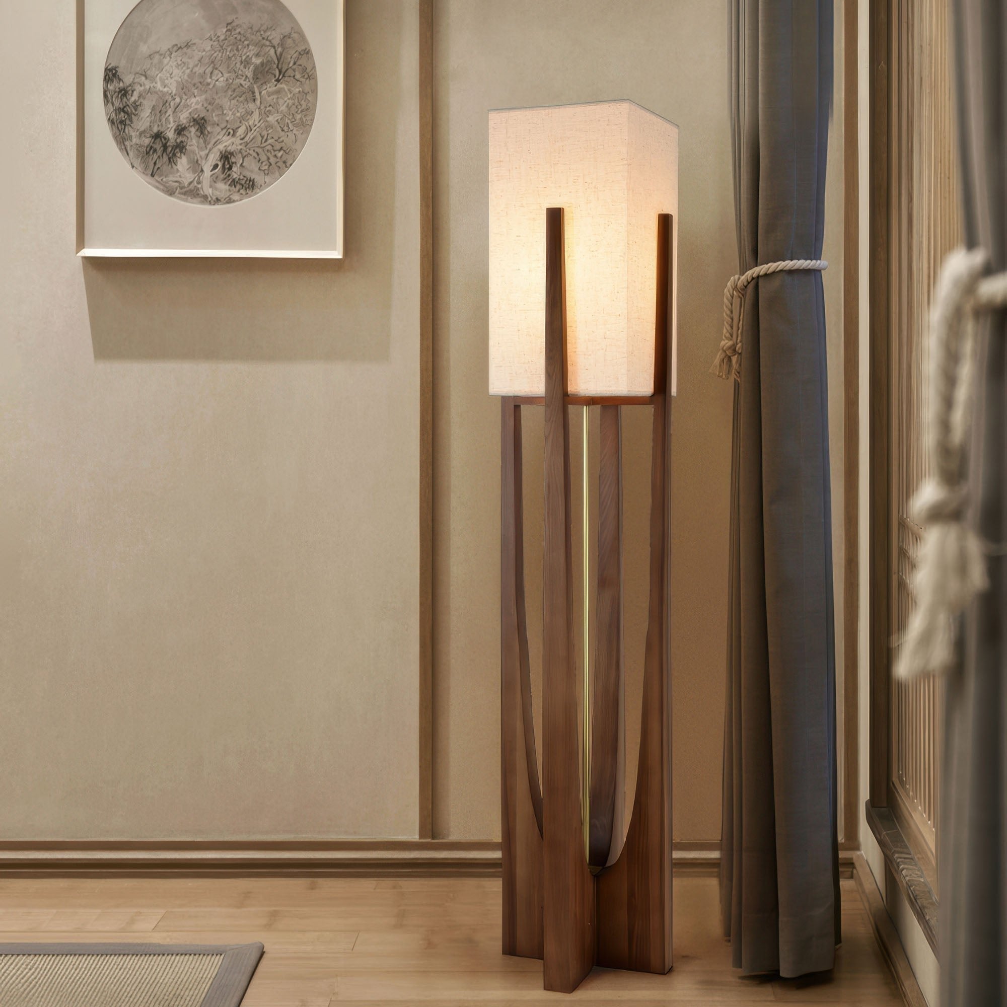 Halior | Japanese Wabi Sabi Floor Lamp