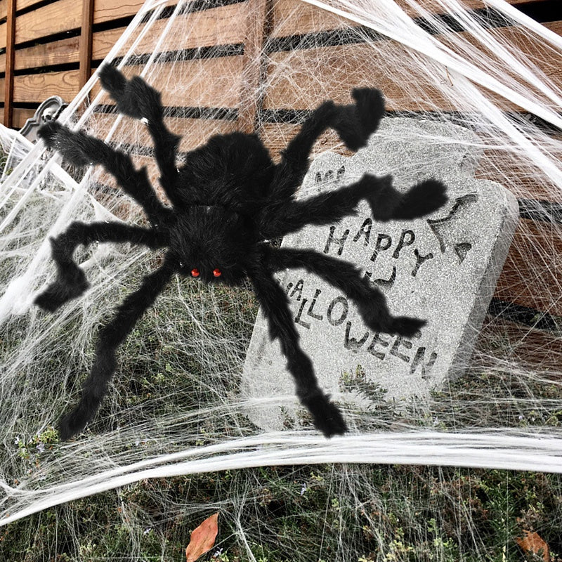 Giant Creepy Spider – Realistic Outdoor Halloween Yard Decoration Prop